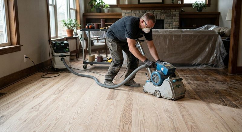 Ash Floor Refinishing