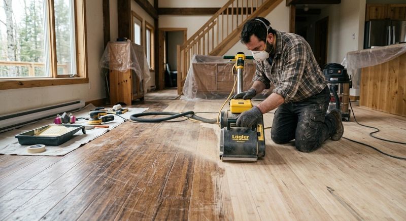 Bamboo Floor Refinishing