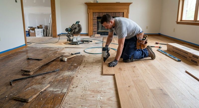 Hardwood Floor Renovation