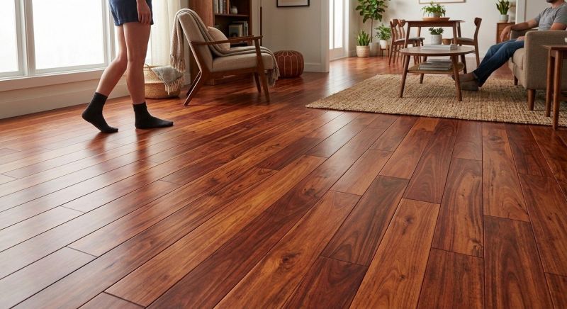 Cherry Floor Installation in Littleton, CO