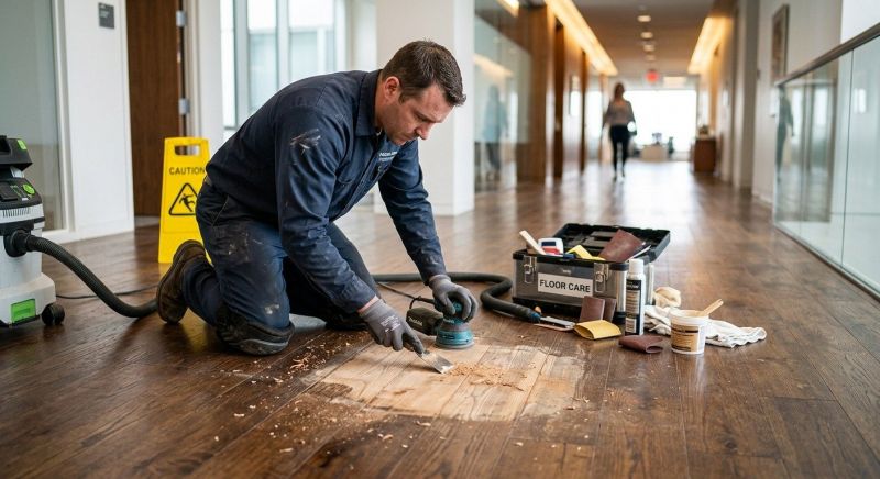 Commercial Wood Floor Repair in Adams County, CO