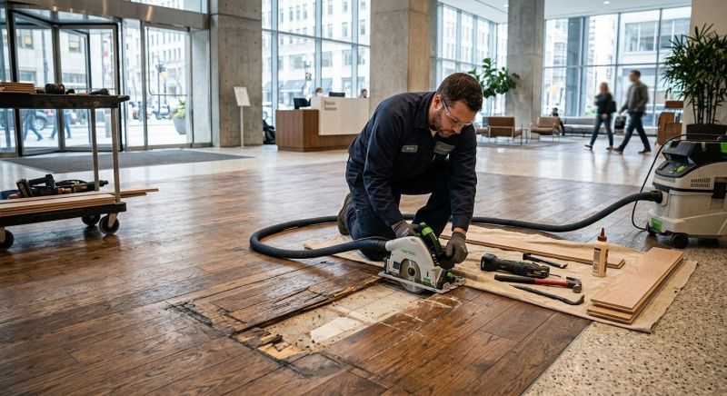 Commercial Wood Floor Repair in Aurora, CO