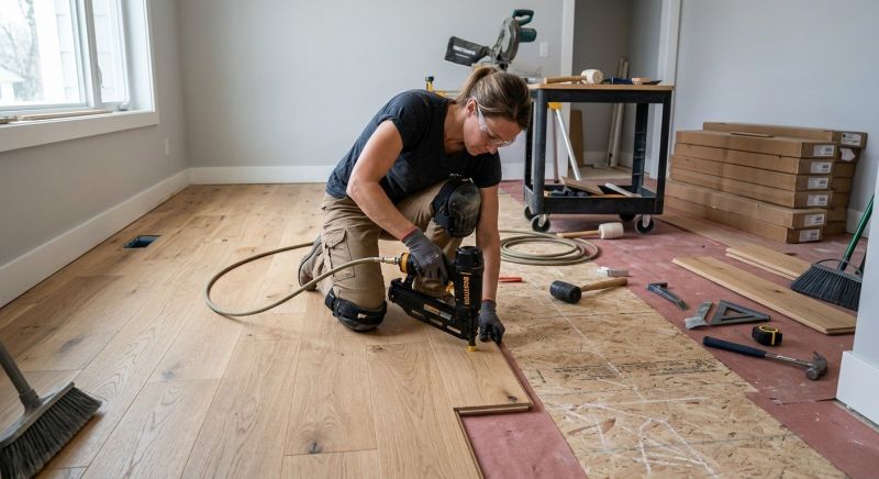 Hardwood Floor Installation in Black Hawk, CO