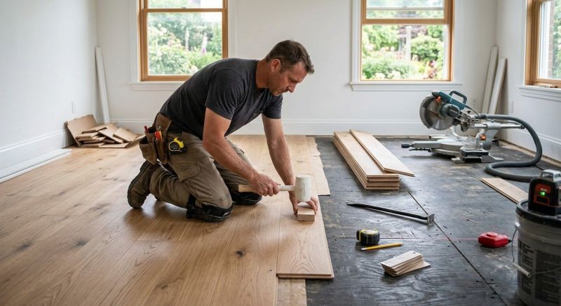 Hardwood Floor Installation in Firestone, CO