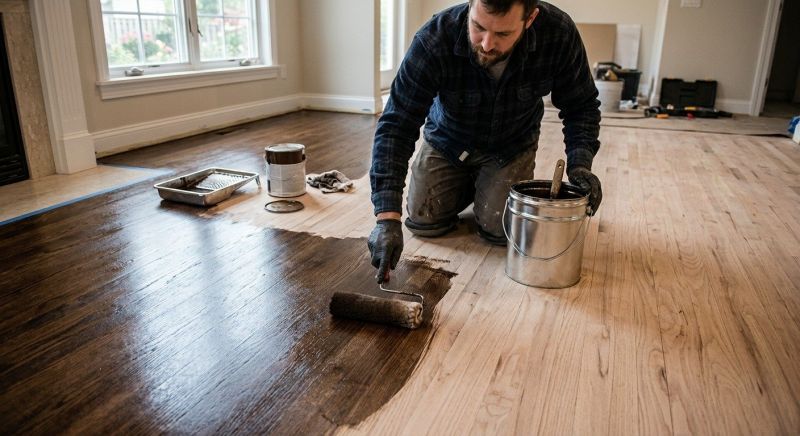 Hardwood Floor Staining in Adams County, CO