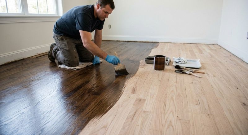 Hardwood Floor Staining in Arvada, CO