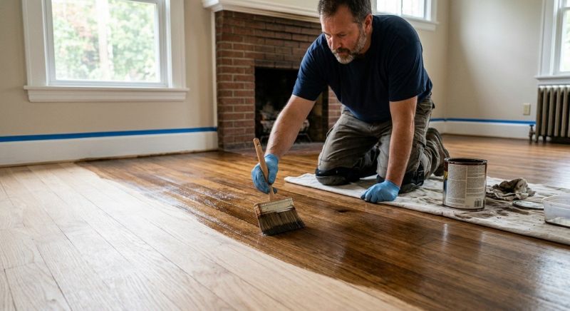 Hardwood Floor Staining in Brighton, CO