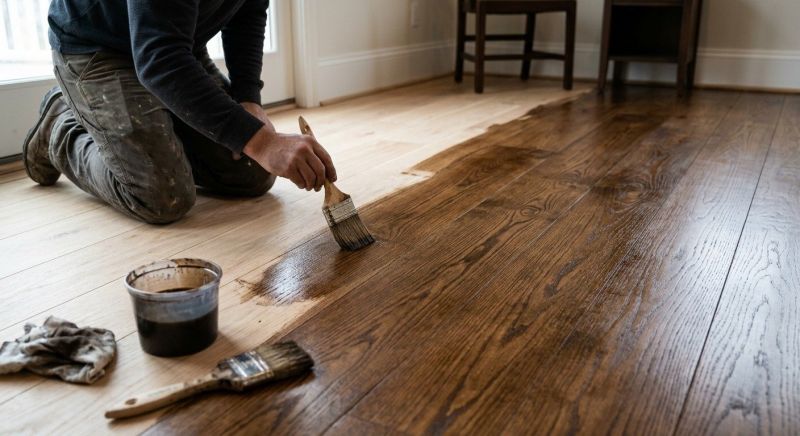 Hardwood Floor Staining in Dacono, CO