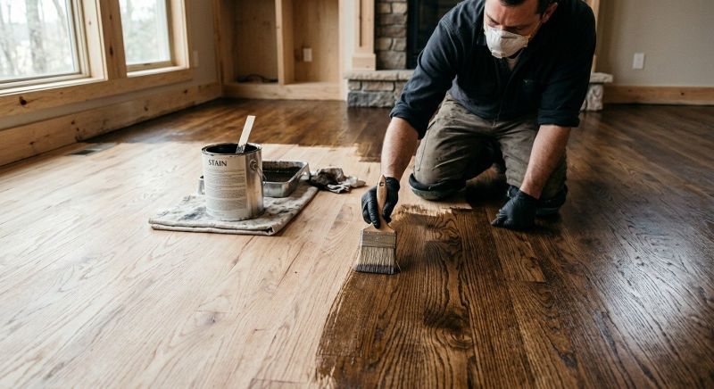 Hardwood Floor Staining in Douglas County, CO