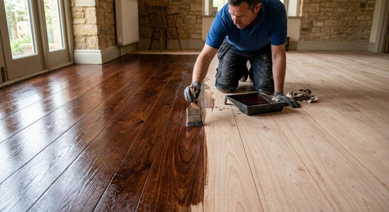 Hardwood Floor Staining in Firestone, CO