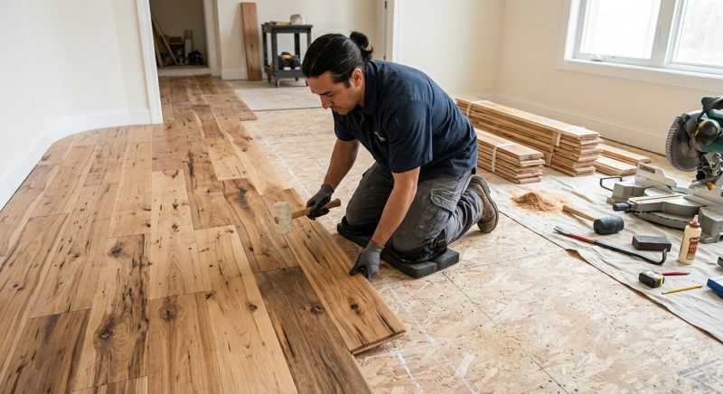 Hickory Floor Installation in Westminster, CO