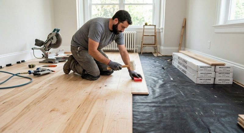 Maple Flooring Installation in Evergreen, CO