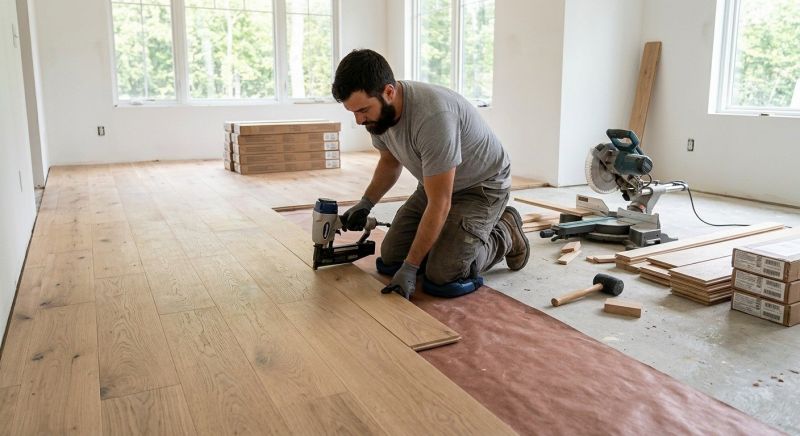Oak Floor Installation in Aurora, CO