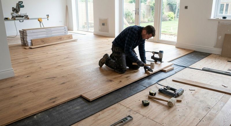 Oak Floor Installation in Boulder County, CO