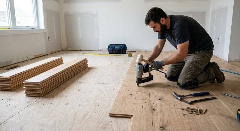 Oak Floor Installation in Broomfield, CO