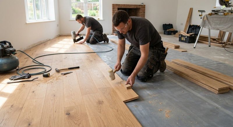 Oak Floor Installation in Dacono, CO