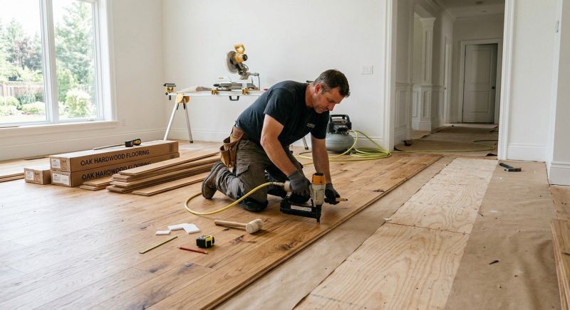 Oak Floor Installation in Golden, CO