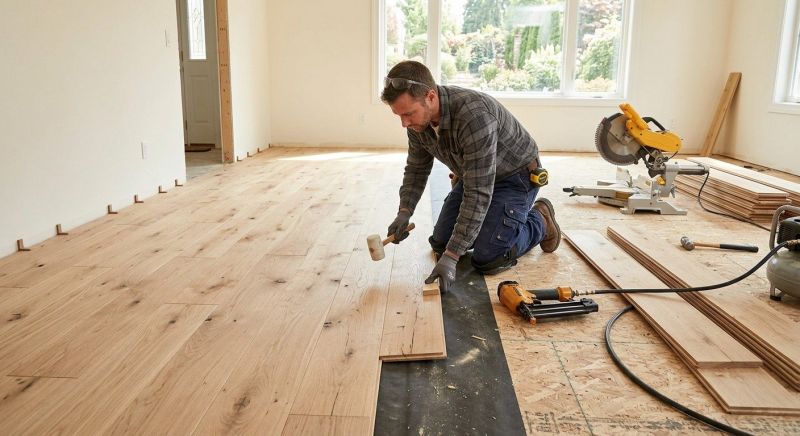 Oak Floor Installation in Lafayette, CO