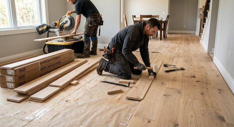 Oak Floor Installation in Littleton, CO