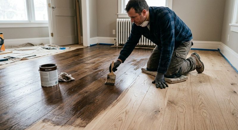 Oak Floor Staining in Westminster, CO