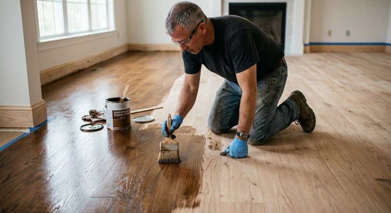 Oak Floor Staining in Westminster, CO