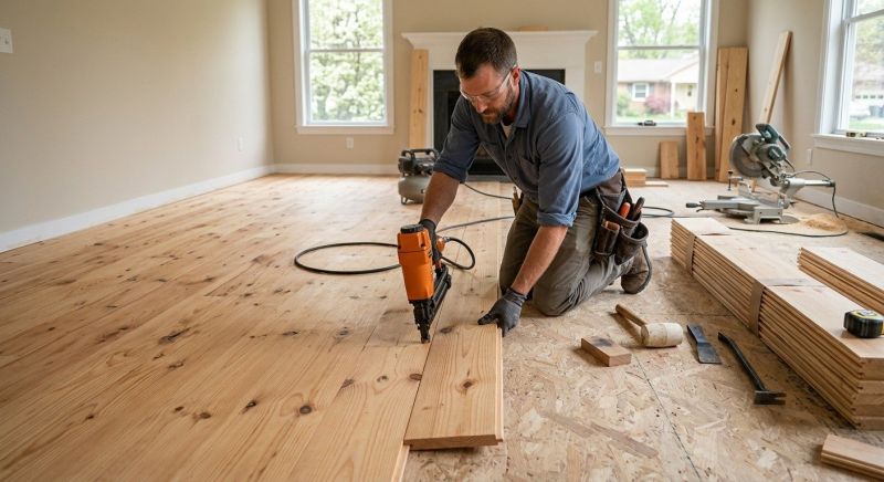 Pine Floor Installation in Westminster, CO