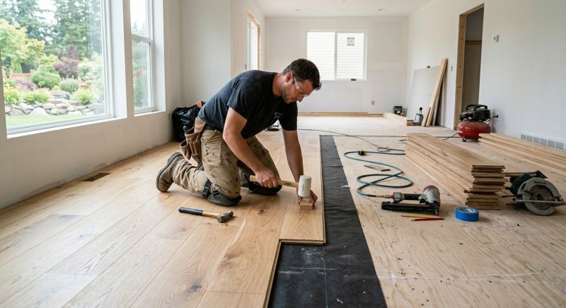White Oak Floor Installation in Westminster, CO