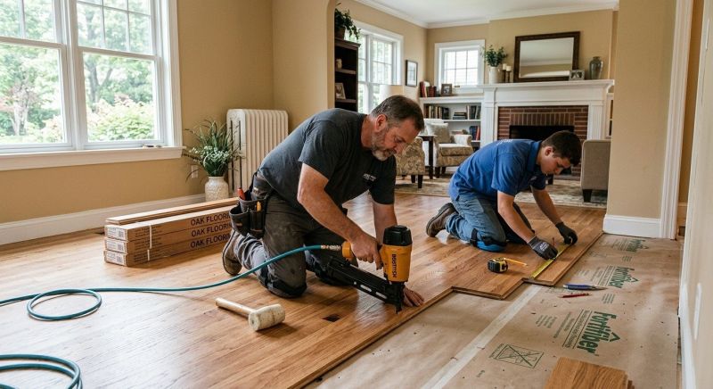 White Oak Floor Installation in Westminster, CO