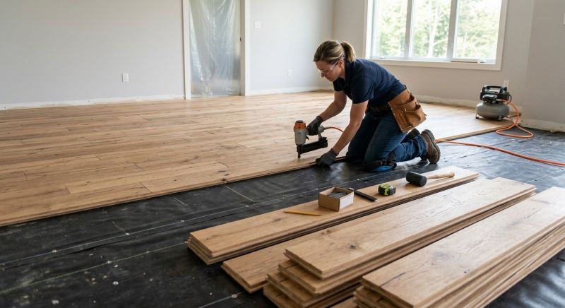 Wide Plank Floor Installation in Westminster, CO