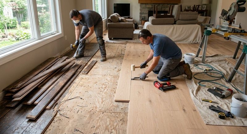 Wood Floor Replacement in Denver County, CO